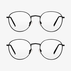 2x Nectar Grenwhich Bluelight Blockers Unisex Black Metal Frames with Pouches
